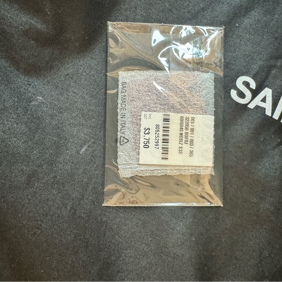 Large Burgundy Leather Saint Laurent "Classic Duffle” - Picture 9 of 11